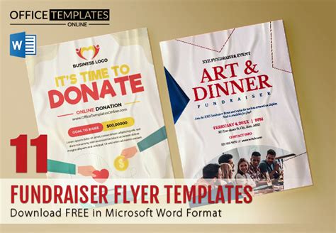 free fundraiser templates for word.